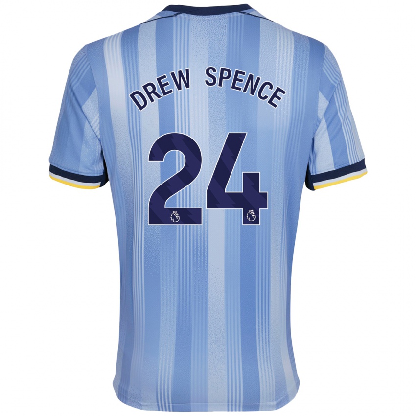 Criança Camisola Drew Spence #24 Azul Claro Alternativa 2024/25 Camisa Brasil