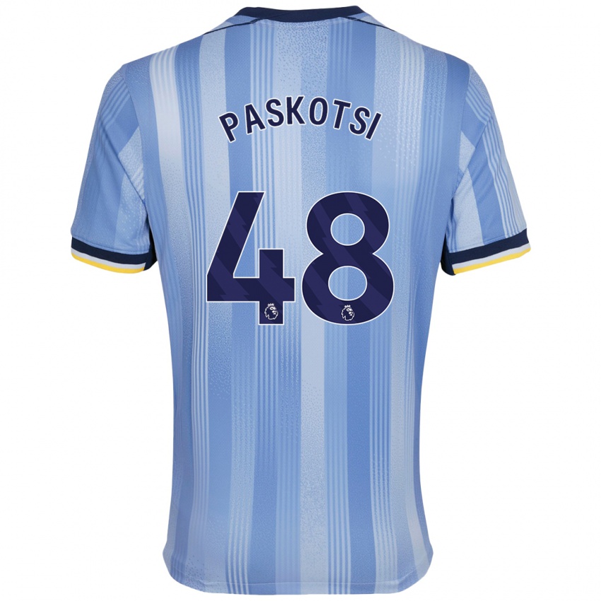 Criança Camisola Maksim Paskotsi #48 Azul Claro Alternativa 2024/25 Camisa Brasil