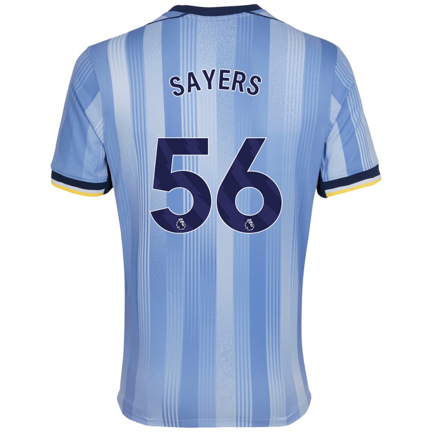 Criança Camisola Charlie Sayers #56 Azul Claro Alternativa 2024/25 Camisa Brasil