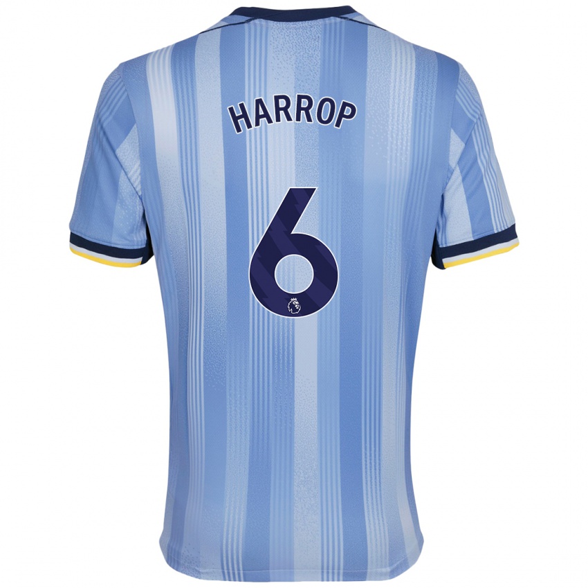 Criança Camisola Kerys Harrop #6 Azul Claro Alternativa 2024/25 Camisa Brasil