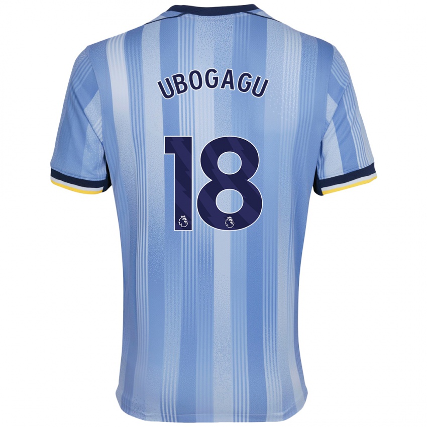 Criança Camisola Chioma Ubogagu #18 Azul Claro Alternativa 2024/25 Camisa Brasil