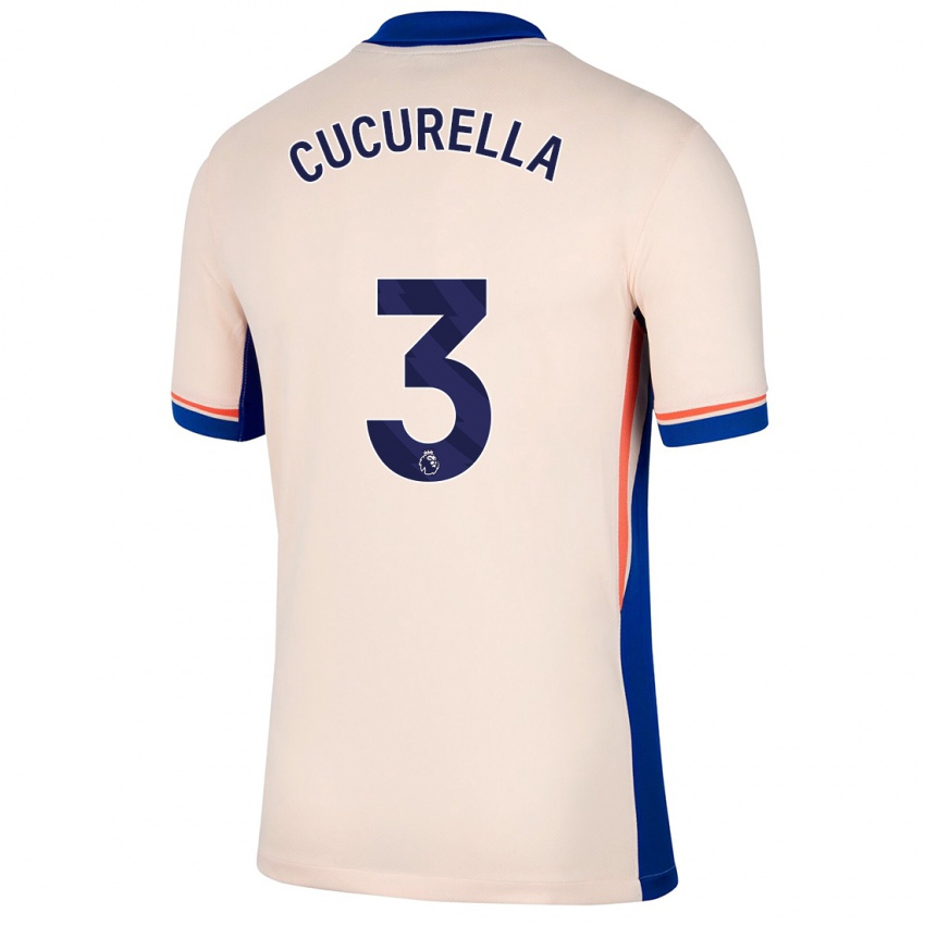 Criança Camisola Marc Cucurella #3 Bege Leve Alternativa 2024/25 Camisa Brasil