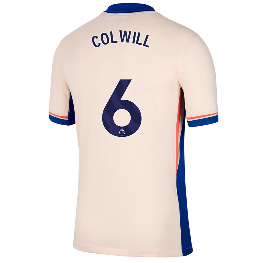 Criança Camisola Levi Colwill #6 Bege Leve Alternativa 2024/25 Camisa Brasil