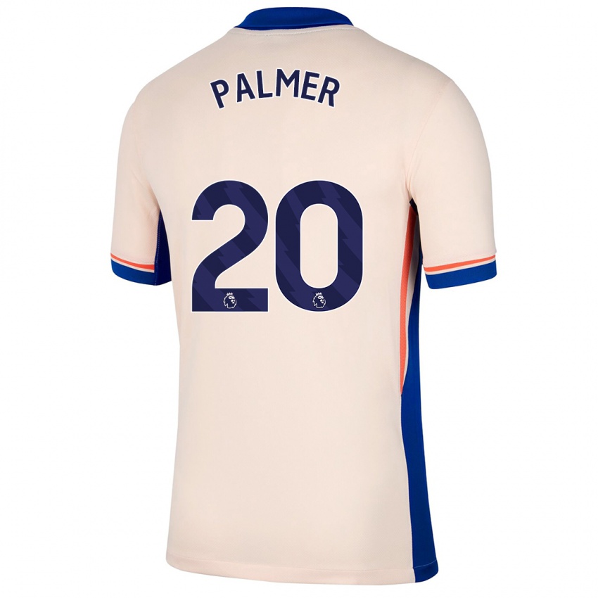 Criança Camisola Cole Palmer #20 Bege Leve Alternativa 2024/25 Camisa Brasil