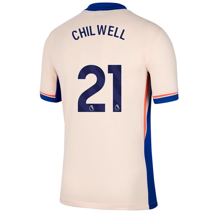 Criança Camisola Ben Chilwell #21 Bege Leve Alternativa 2024/25 Camisa Brasil