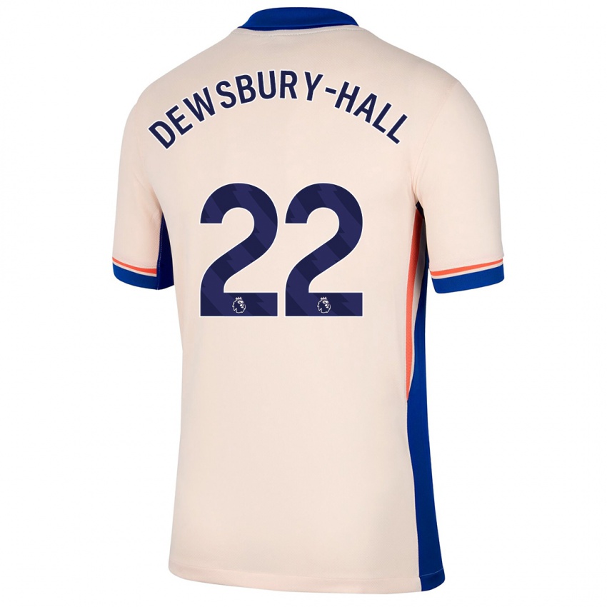 Criança Camisola Kiernan Dewsbury-Hall #22 Bege Leve Alternativa 2024/25 Camisa Brasil