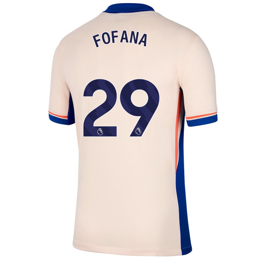 Criança Camisola Wesley Fofana #29 Bege Leve Alternativa 2024/25 Camisa Brasil