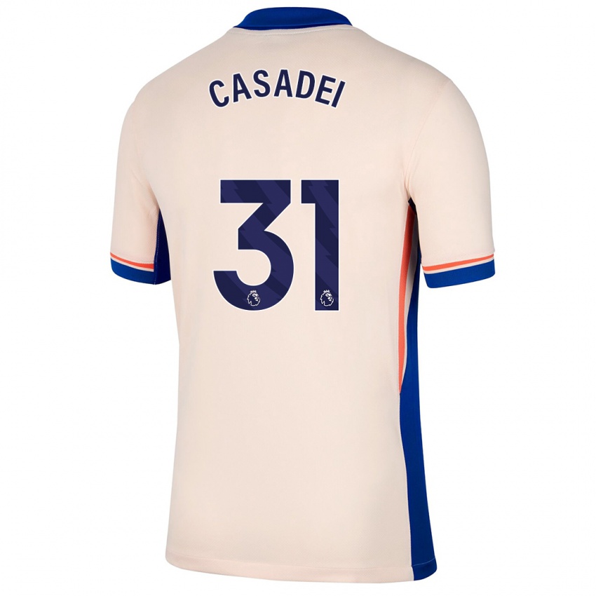 Criança Camisola Cesare Casadei #31 Bege Leve Alternativa 2024/25 Camisa Brasil