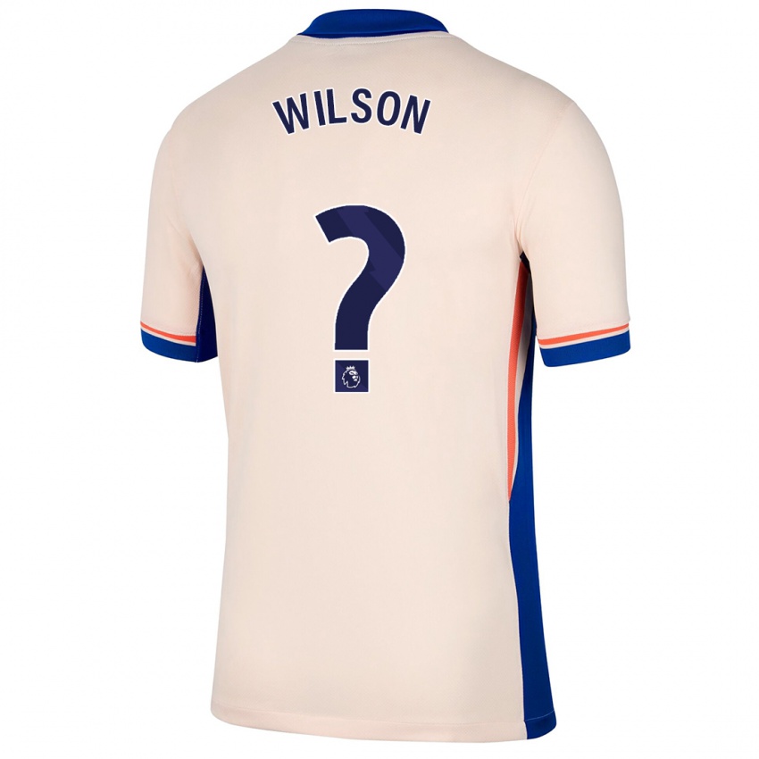 Criança Camisola Kaiden Wilson #0 Bege Leve Alternativa 2024/25 Camisa Brasil