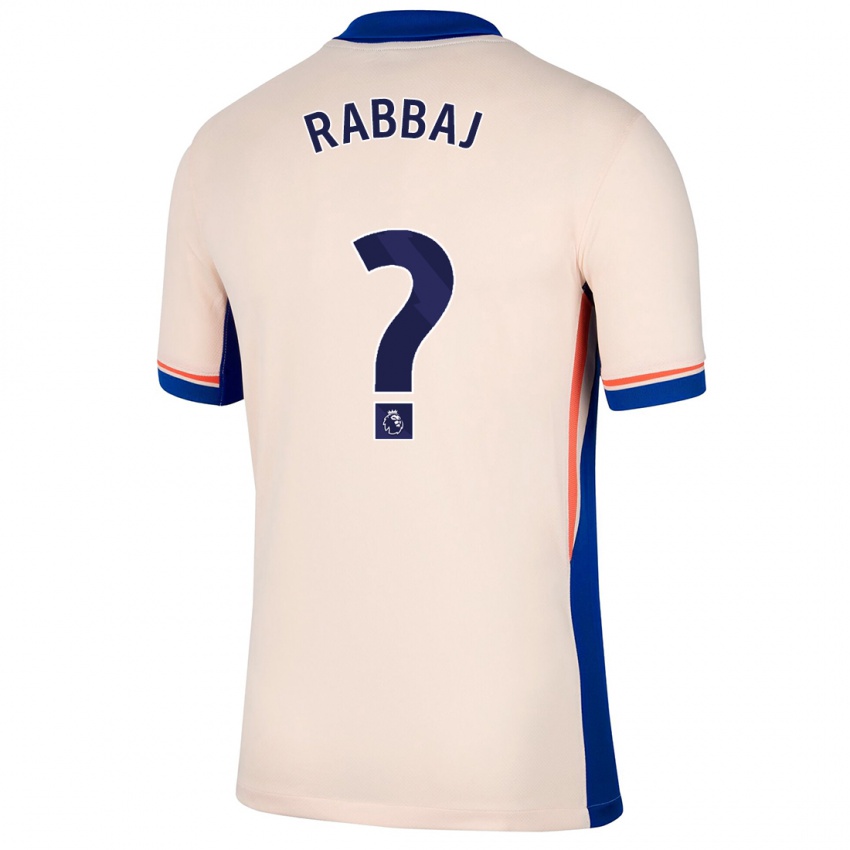 Criança Camisola Ibrahim Rabbaj #0 Bege Leve Alternativa 2024/25 Camisa Brasil