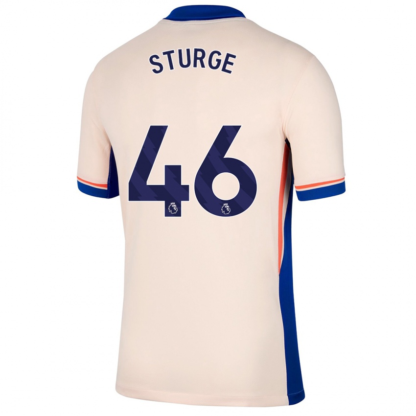 Criança Camisola Zak Sturge #46 Bege Leve Alternativa 2024/25 Camisa Brasil