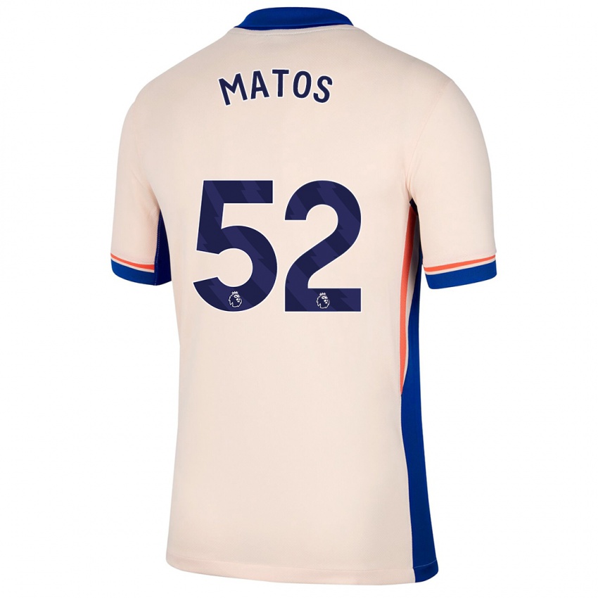 Criança Camisola Alex Matos #52 Bege Leve Alternativa 2024/25 Camisa Brasil