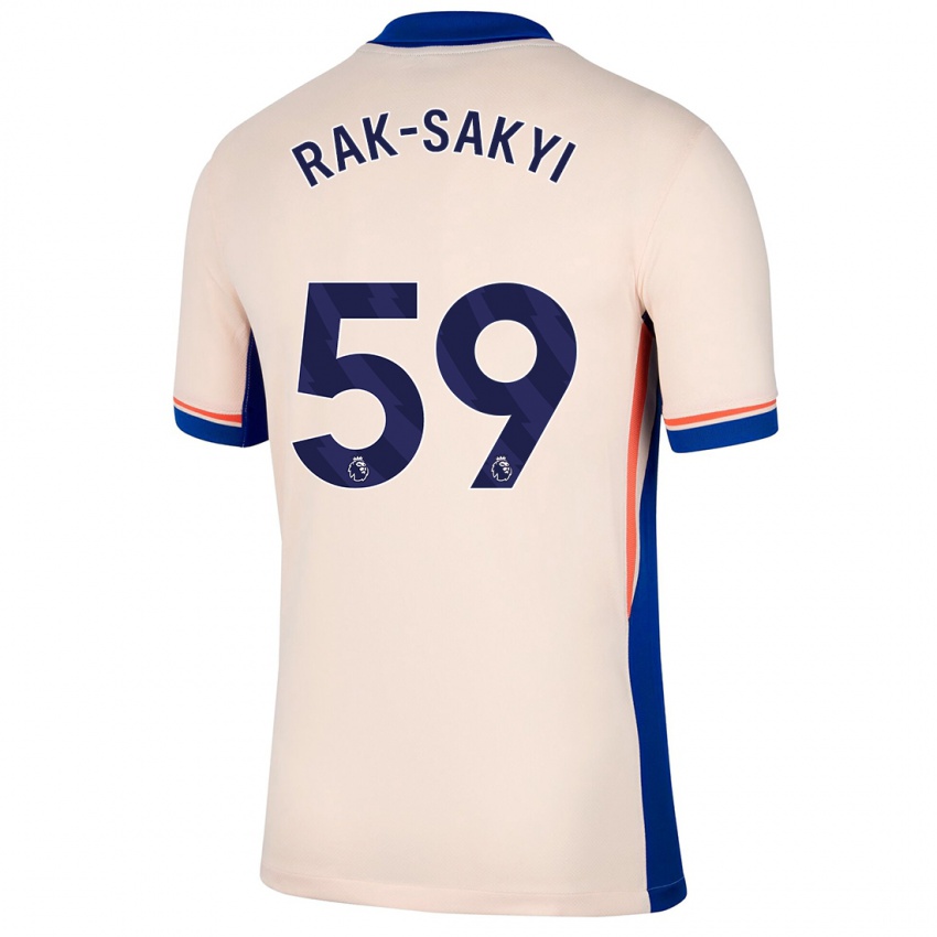 Criança Camisola Sam Rak-Sakyi #59 Bege Leve Alternativa 2024/25 Camisa Brasil