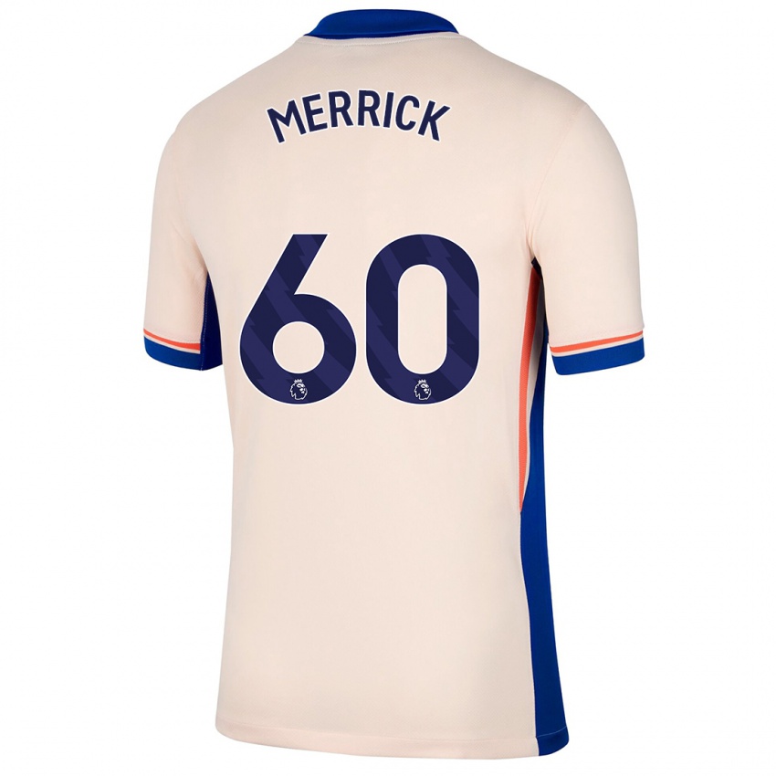 Criança Camisola Max Merrick #60 Bege Leve Alternativa 2024/25 Camisa Brasil