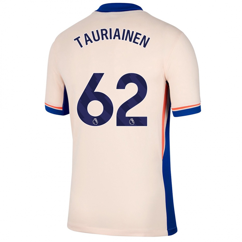 Criança Camisola Jimi Tauriainen #62 Bege Leve Alternativa 2024/25 Camisa Brasil