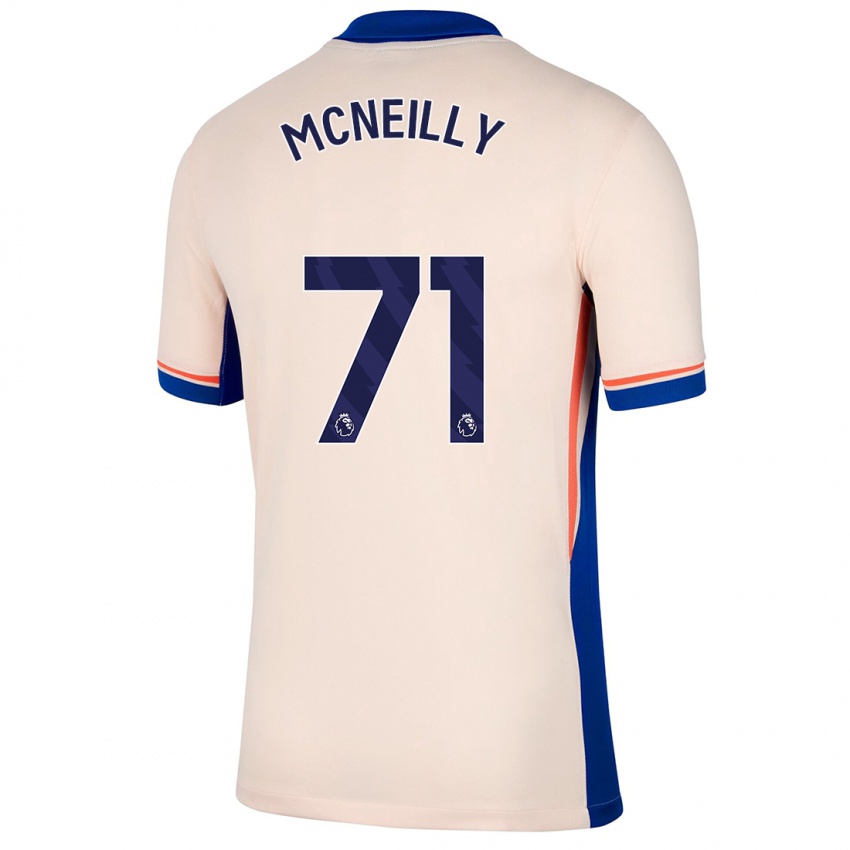 Criança Camisola Donnell Mcneilly #71 Bege Leve Alternativa 2024/25 Camisa Brasil