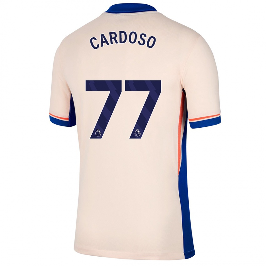 Criança Camisola Leo Cardoso #77 Bege Leve Alternativa 2024/25 Camisa Brasil