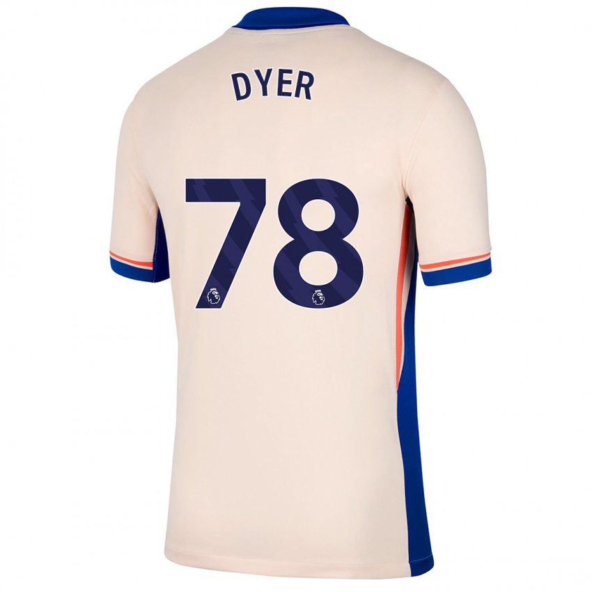 Criança Camisola Kiano Dyer #78 Bege Leve Alternativa 2024/25 Camisa Brasil