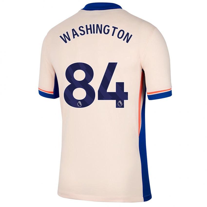 Criança Camisola Marcell Washington #84 Bege Leve Alternativa 2024/25 Camisa Brasil