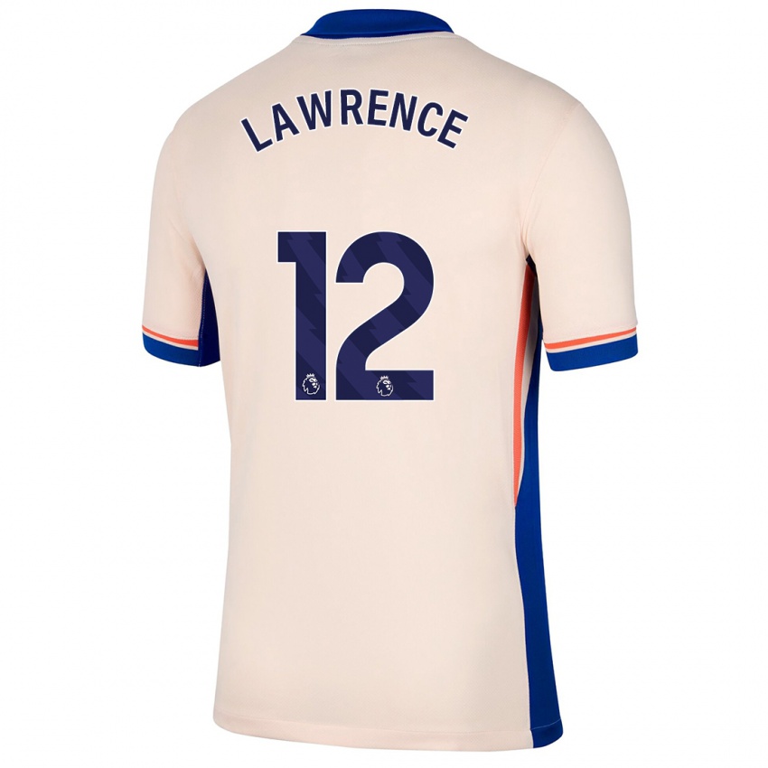 Criança Camisola Ashley Lawrence #12 Bege Leve Alternativa 2024/25 Camisa Brasil