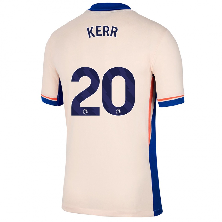 Criança Camisola Sam Kerr #20 Bege Leve Alternativa 2024/25 Camisa Brasil