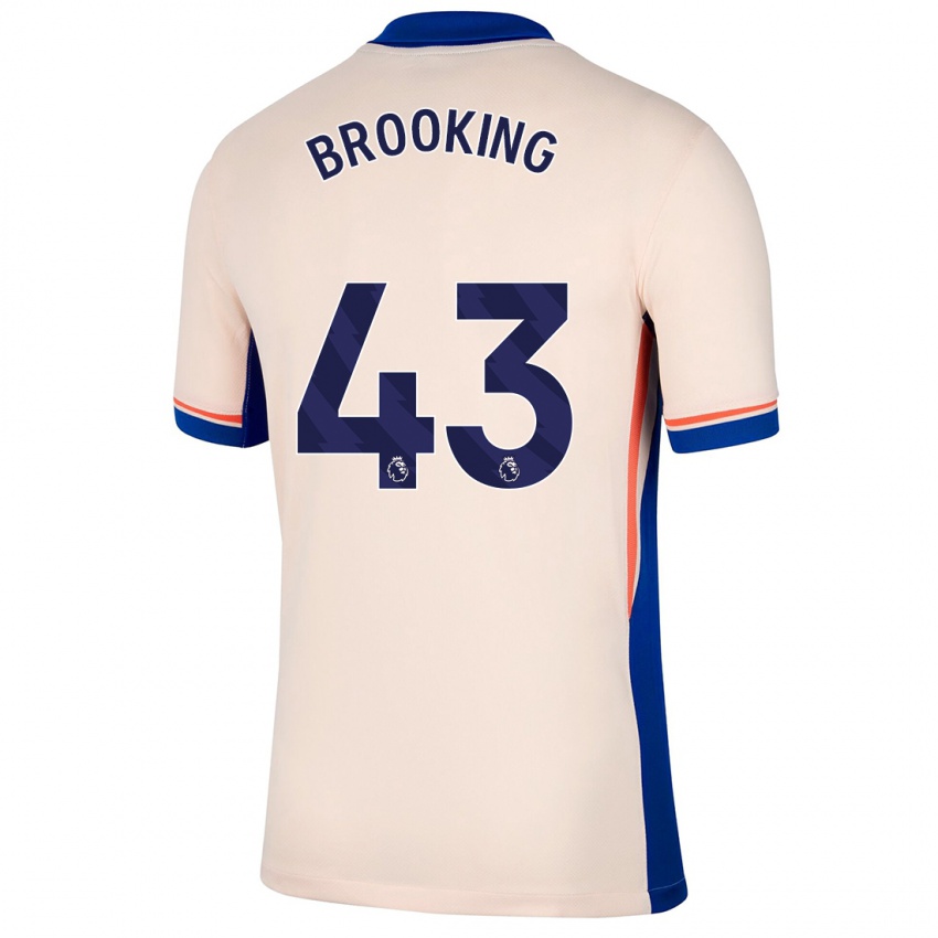 Criança Camisola Josh Brooking #43 Bege Leve Alternativa 2024/25 Camisa Brasil