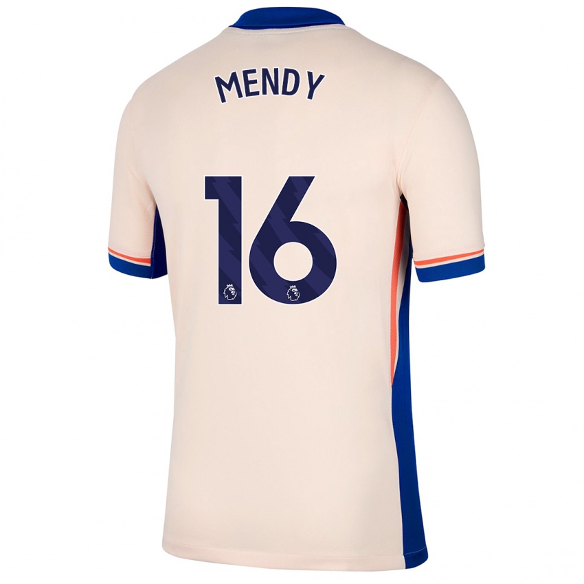 Criança Camisola Edouard Mendy #16 Bege Leve Alternativa 2024/25 Camisa Brasil