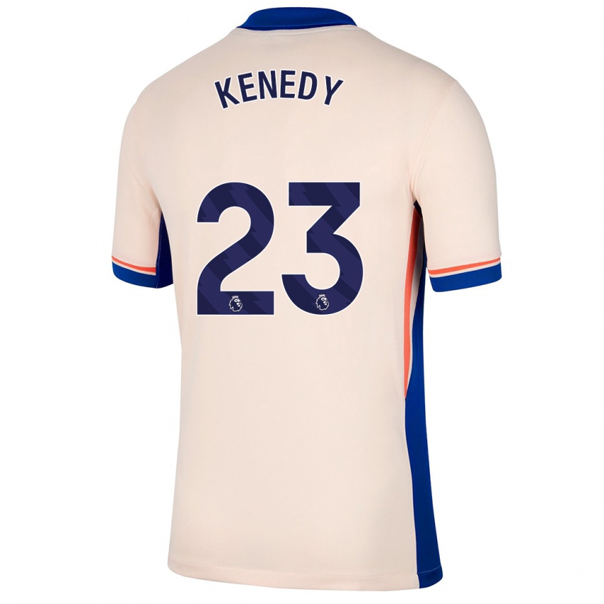 Criança Camisola Robert Kenedy #23 Bege Leve Alternativa 2024/25 Camisa Brasil