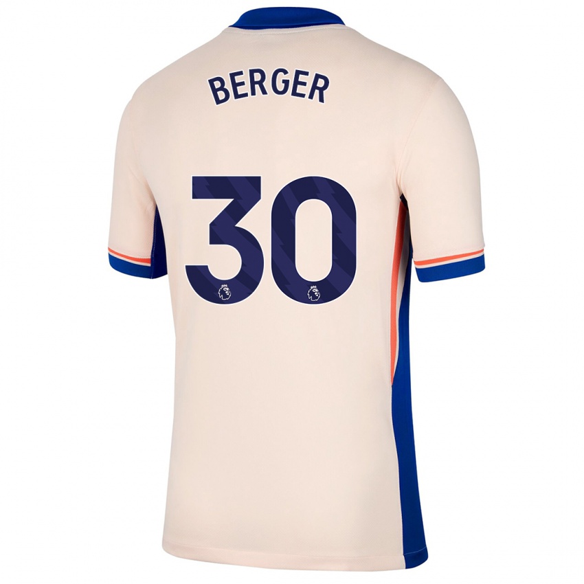 Criança Camisola Ann-Katrin Berger #30 Bege Leve Alternativa 2024/25 Camisa Brasil