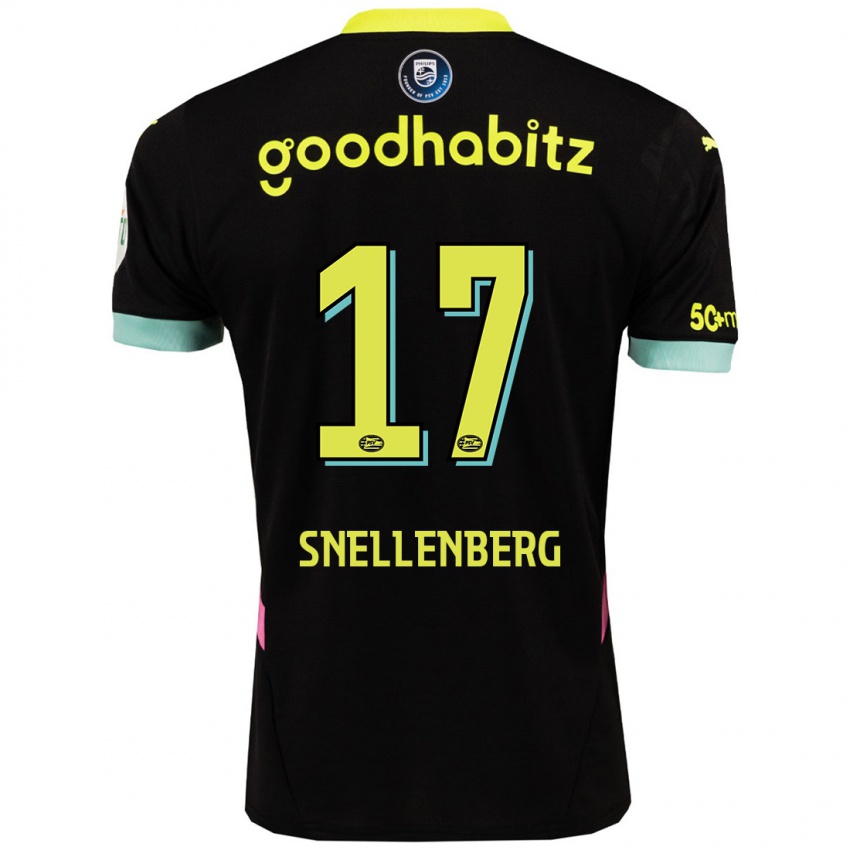 Criança Camisola Maxime Snellenberg #17 Amarelo Preto Alternativa 2024/25 Camisa Brasil