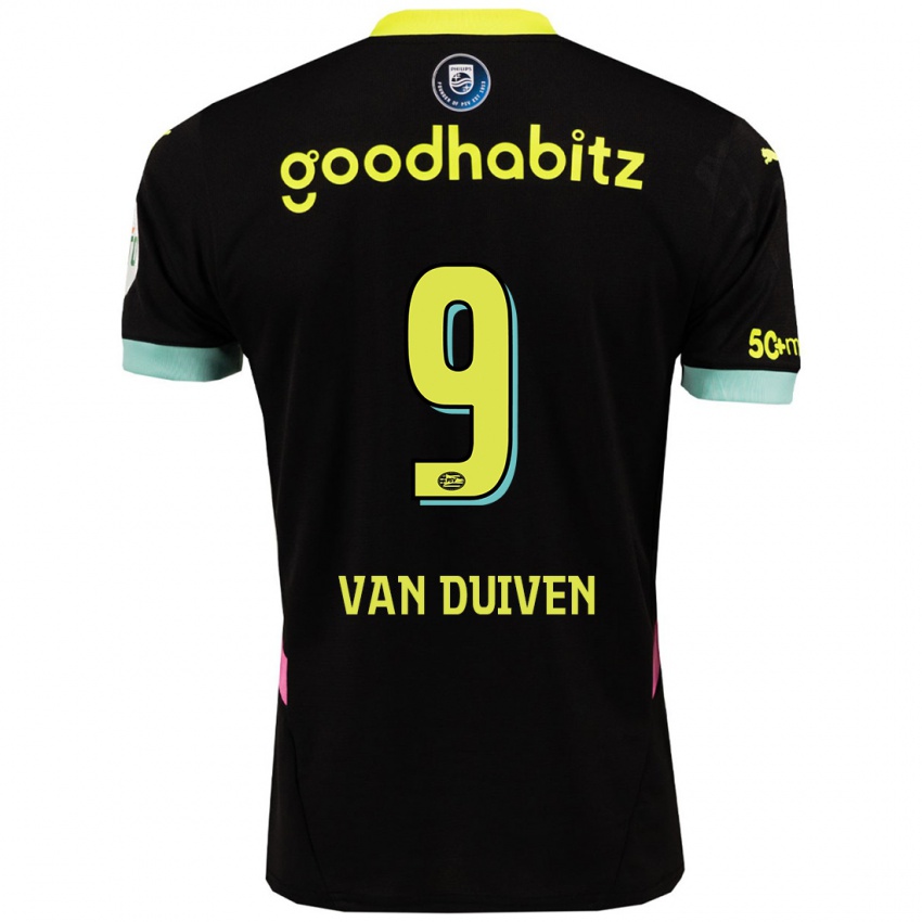 Criança Camisola Jason Van Duiven #9 Amarelo Preto Alternativa 2024/25 Camisa Brasil