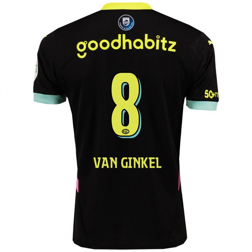 Criança Camisola Marco Van Ginkel #8 Amarelo Preto Alternativa 2024/25 Camisa Brasil