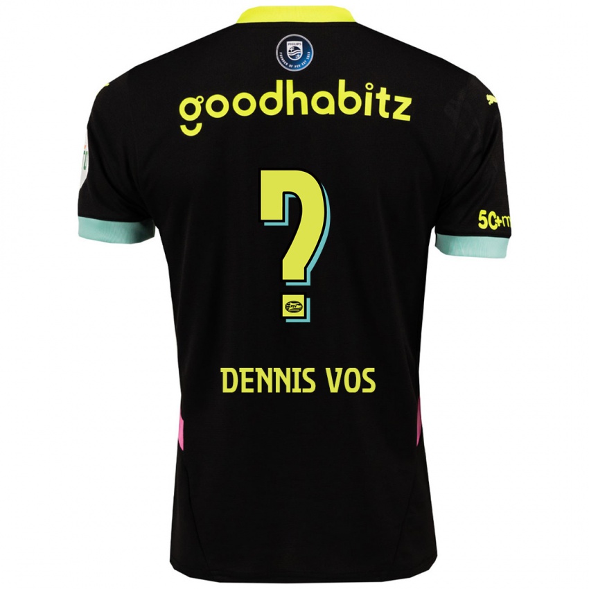 Criança Camisola Dennis Vos #0 Amarelo Preto Alternativa 2024/25 Camisa Brasil