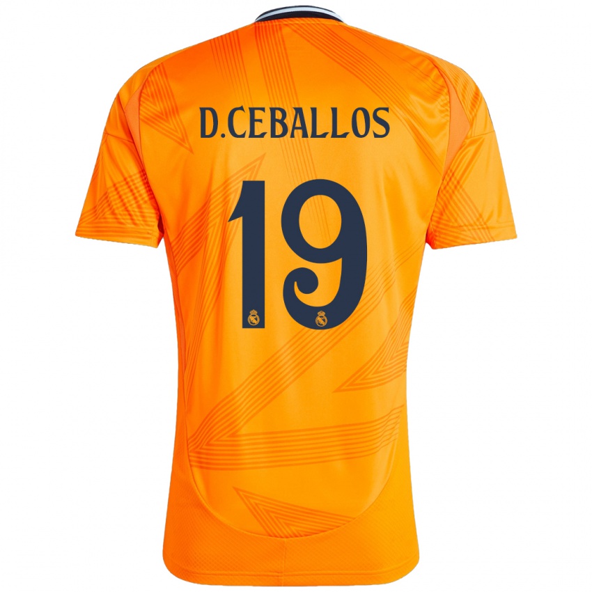 Criança Camisola Dani Ceballos #19 Laranja Alternativa 2024/25 Camisa Brasil