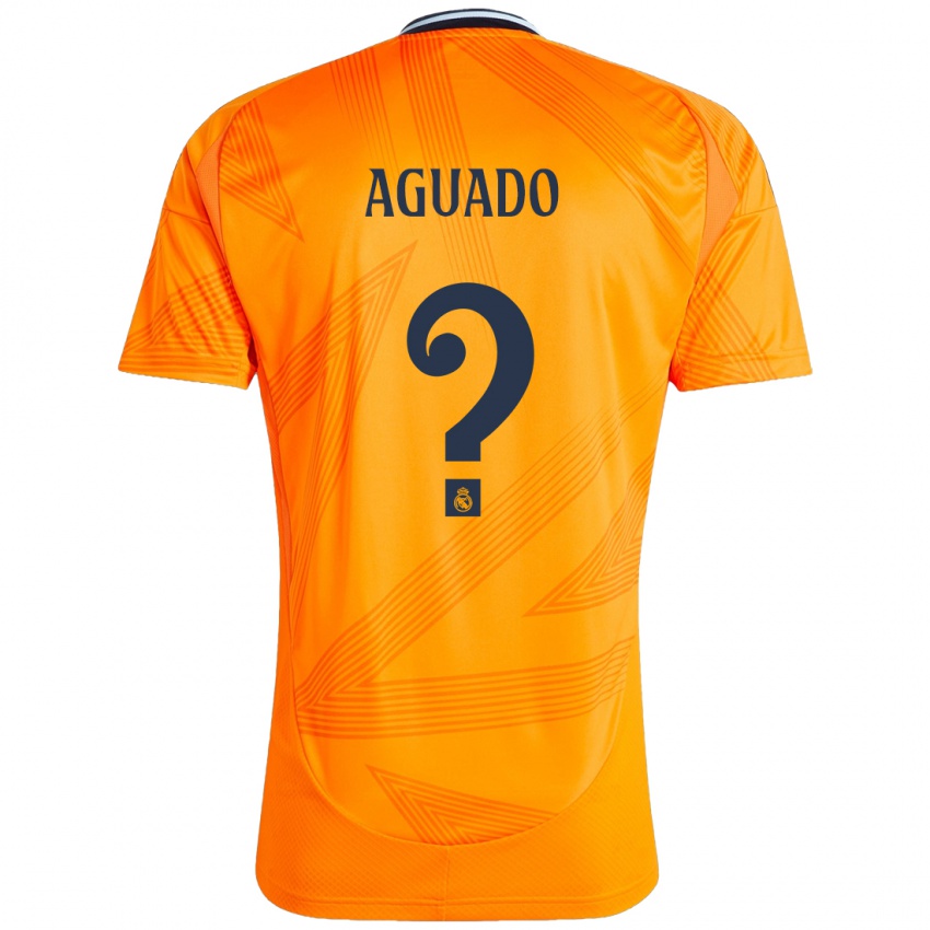 Criança Camisola Diego Aguado #0 Laranja Alternativa 2024/25 Camisa Brasil