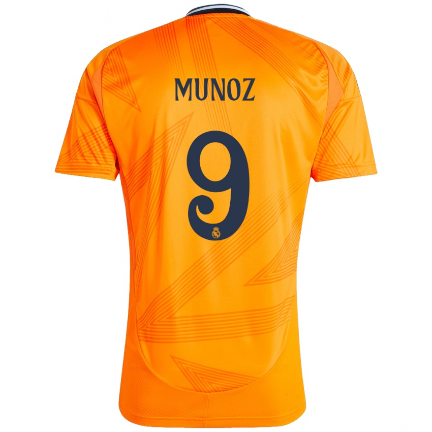 Criança Camisola Victor Munoz #9 Laranja Alternativa 2024/25 Camisa Brasil