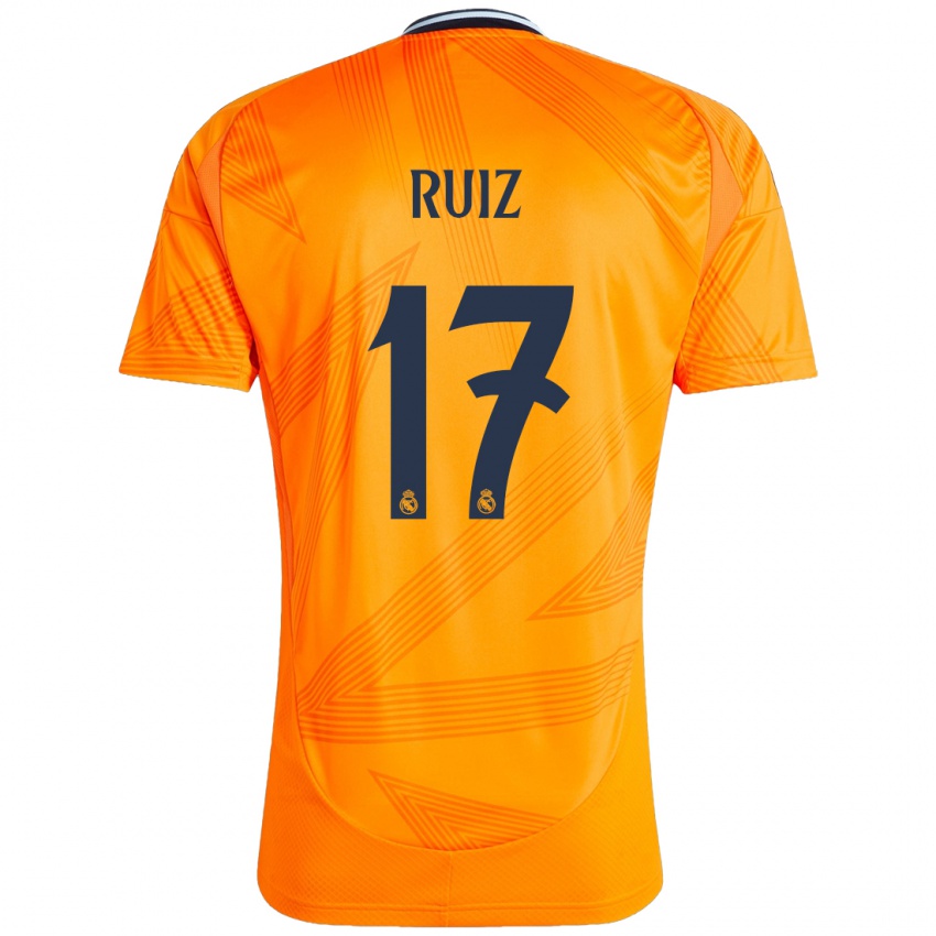 Criança Camisola David Ruiz #17 Laranja Alternativa 2024/25 Camisa Brasil