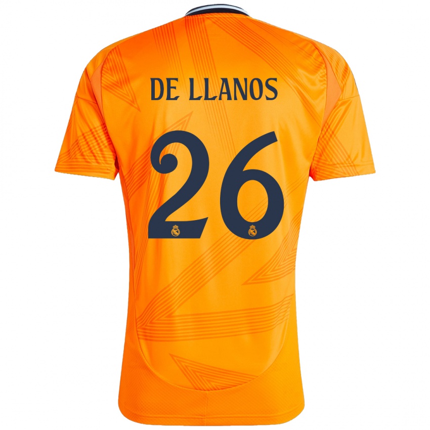 Criança Camisola Hugo De Llanos #26 Laranja Alternativa 2024/25 Camisa Brasil