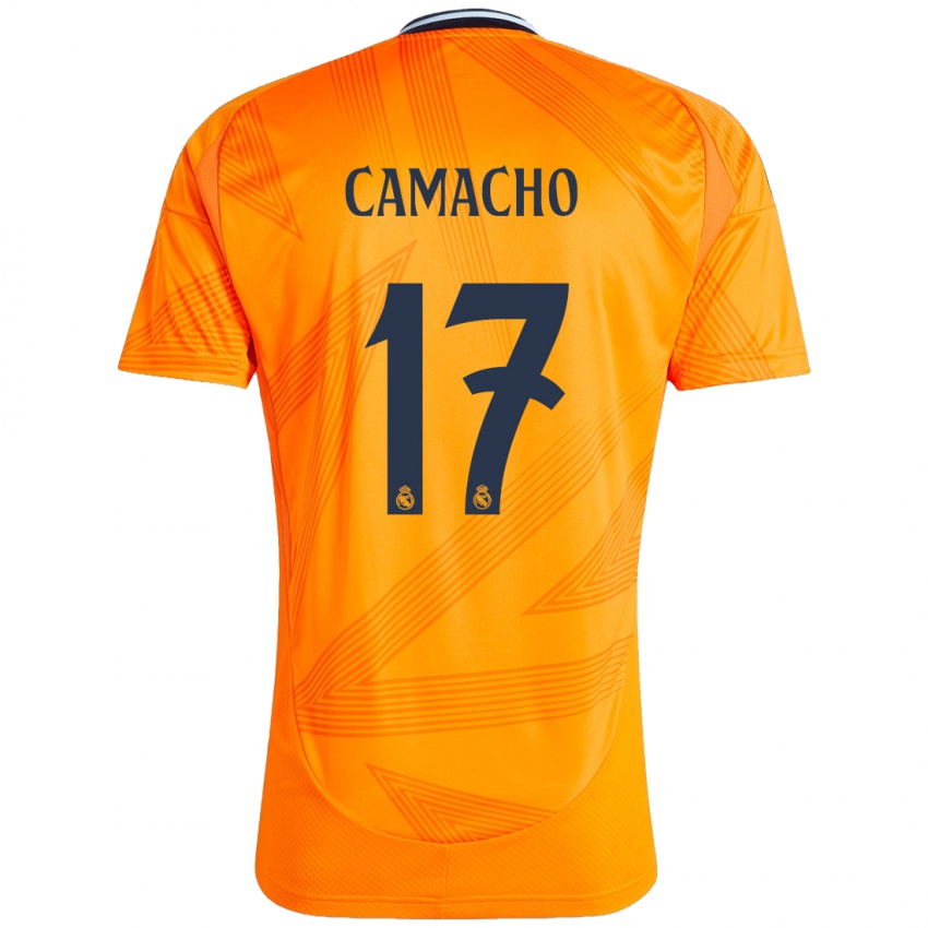 Criança Camisola Carla Camacho #17 Laranja Alternativa 2024/25 Camisa Brasil