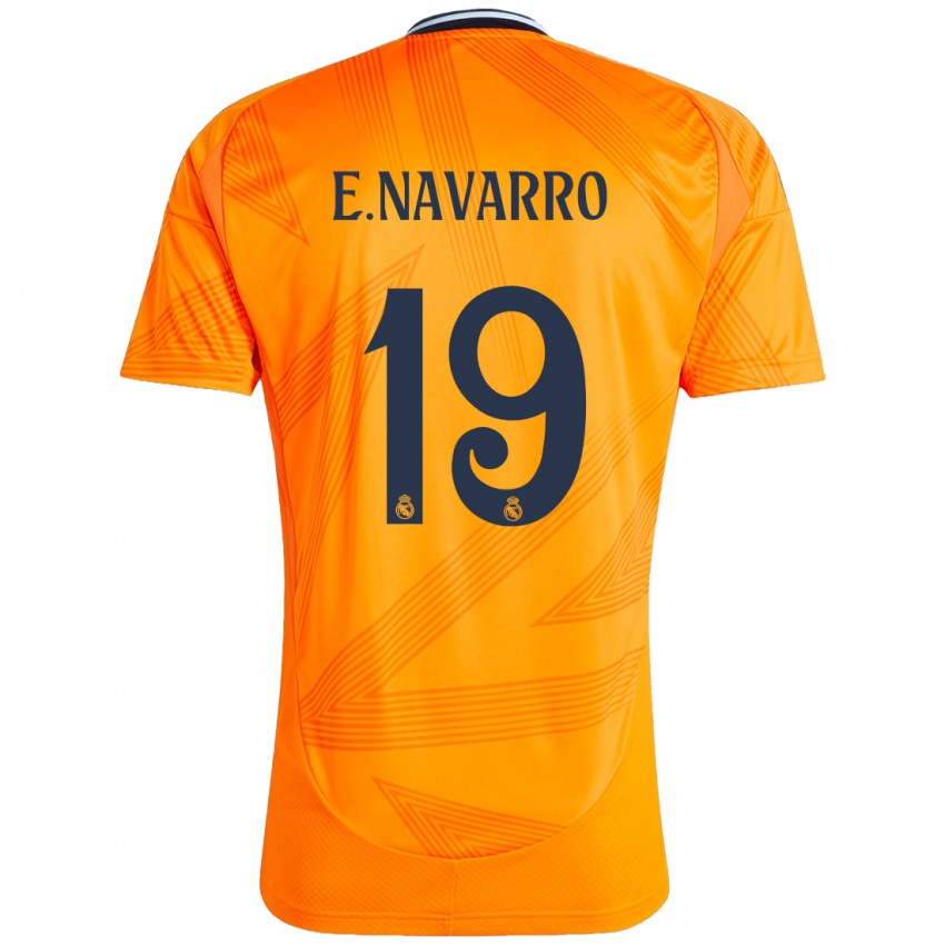 Criança Camisola Eva Navarro #19 Laranja Alternativa 2024/25 Camisa Brasil