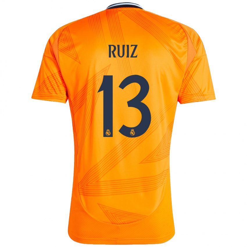 Criança Camisola Guillermo Ruiz #13 Laranja Alternativa 2024/25 Camisa Brasil