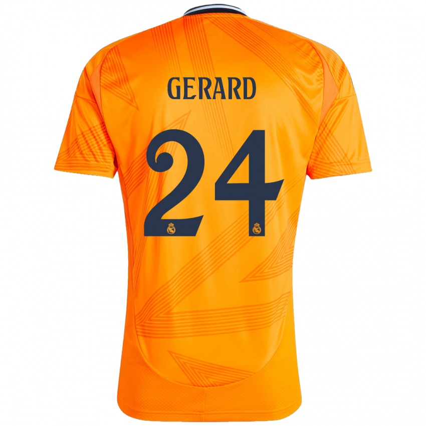 Criança Camisola Meline Gerard #24 Laranja Alternativa 2024/25 Camisa Brasil