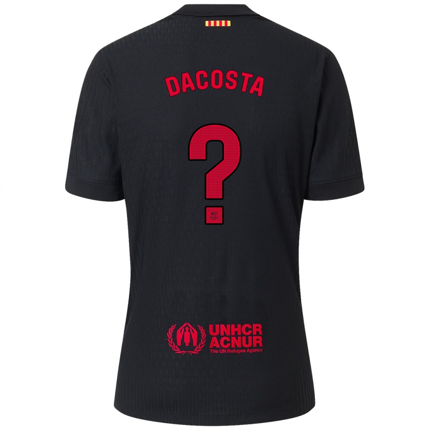 Criança Camisola Raúl Dacosta #0 Vermelho Preto Alternativa 2024/25 Camisa Brasil