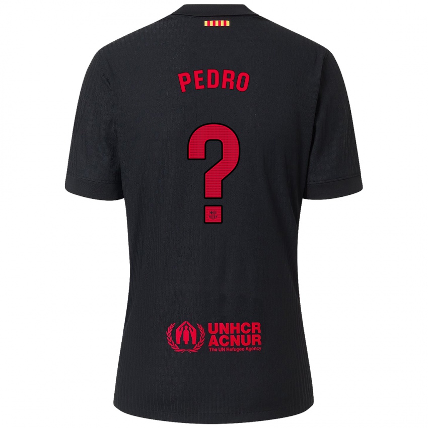 Criança Camisola Pedro Rodríguez #0 Vermelho Preto Alternativa 2024/25 Camisa Brasil