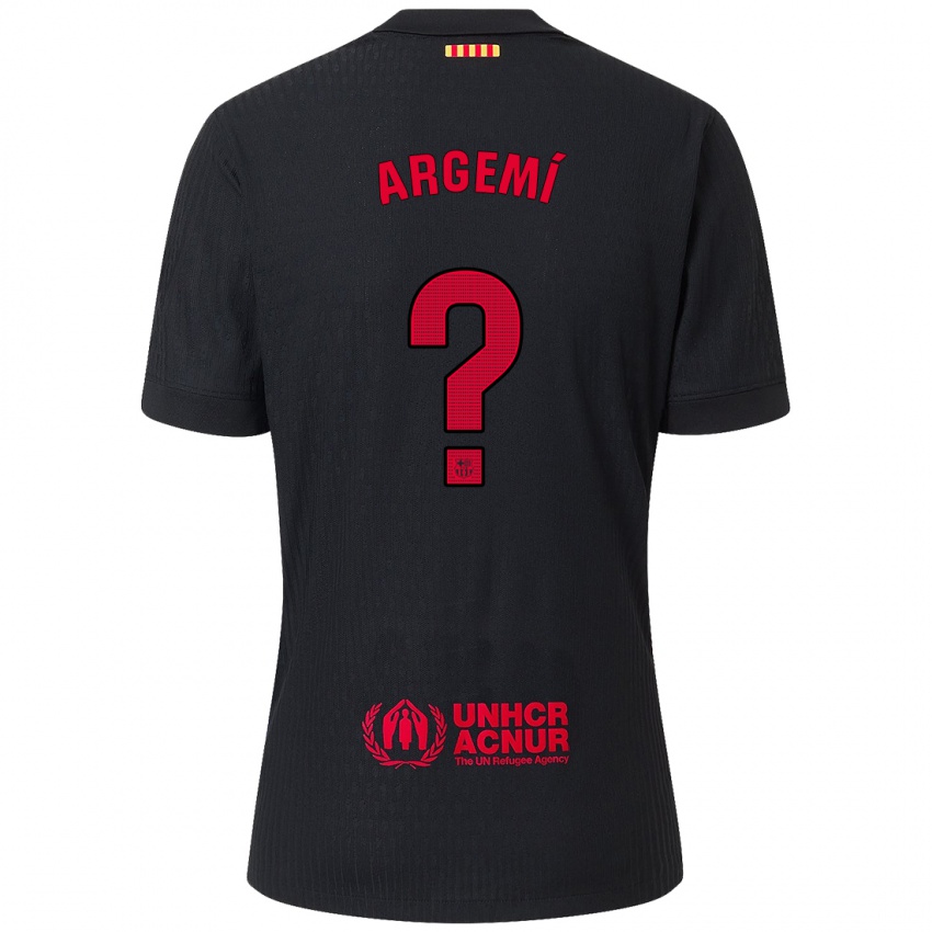 Criança Camisola Adam Argemí #0 Vermelho Preto Alternativa 2024/25 Camisa Brasil