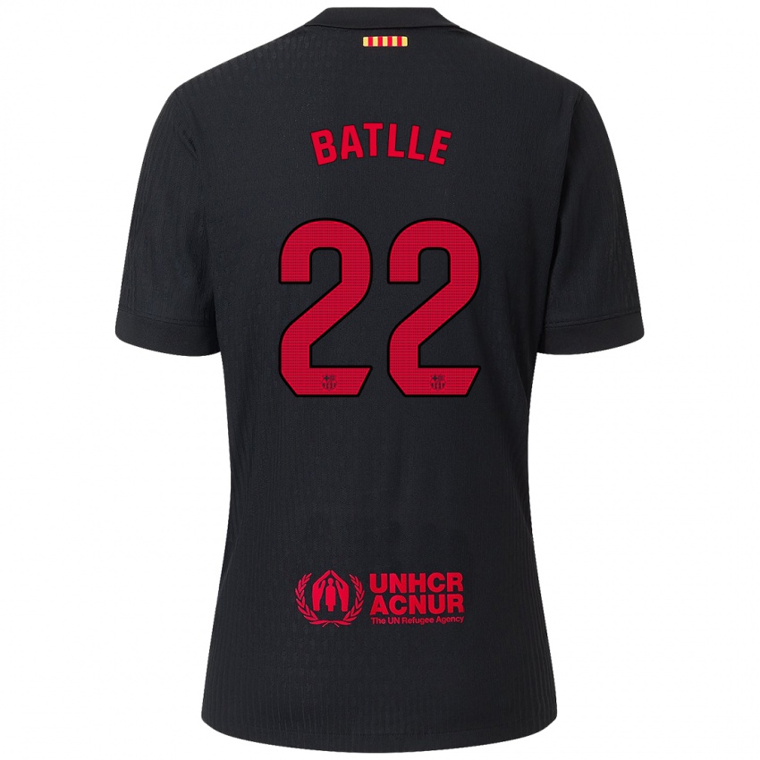 Criança Camisola Ona Batlle #22 Vermelho Preto Alternativa 2024/25 Camisa Brasil