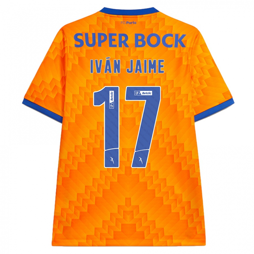 Criança Camisola Iván Jaime #17 Laranja Alternativa 2024/25 Camisa Brasil