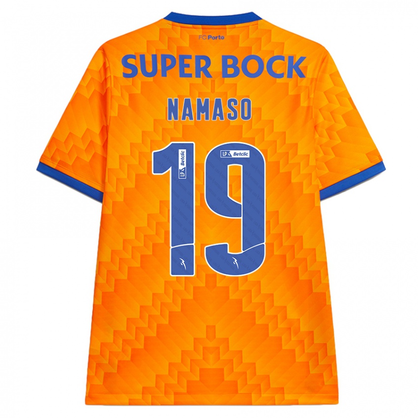 Criança Camisola Danny Namaso #19 Laranja Alternativa 2024/25 Camisa Brasil