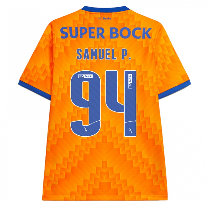 Criança Camisola Samuel #94 Laranja Alternativa 2024/25 Camisa Brasil