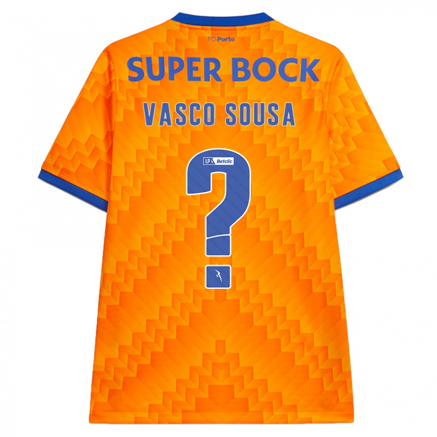 Criança Camisola Vasco Sousa #0 Laranja Alternativa 2024/25 Camisa Brasil